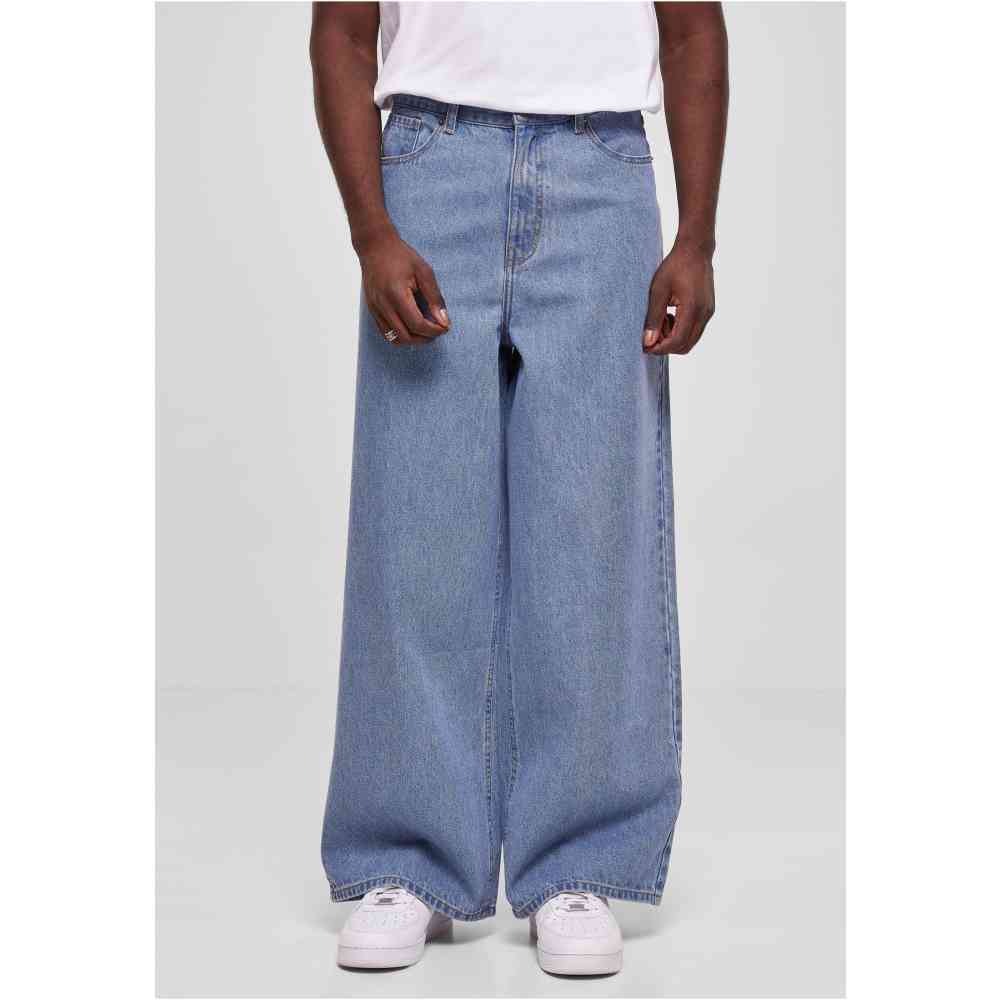 Urban Classics - 90's Loose Jeans Wijde broek - Blauw